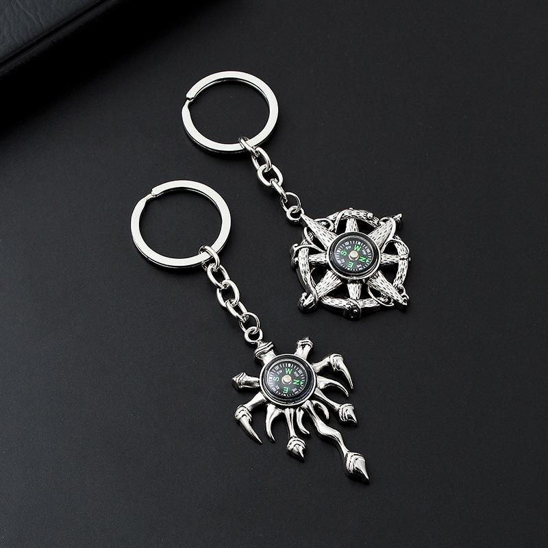 Keychains Car Keychain Ghost Claw Compass Metal Key Ring Chain Keyring Creative Holder Auto Accessories, Silver
Keychains Car Keychain Ghost Claw Compass Metal Key Ring Chain Keyring Creative Holder Auto Accessories, Silver
