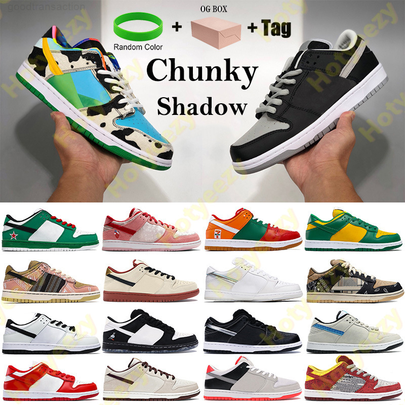 Dunk Chunky Dunky Basketball shoes Shadow Coast Men Women outdoor Sneakers panda pigeon pro muslin black Trainers with Box tag
Dunk Chunky Dunky Basketball shoes Shadow Coast Men Women outdoor Sneakers panda pigeon pro muslin black Trainers with Box tag