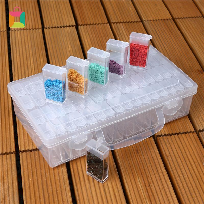 Storage Boxes & Bins 64 Grids Empty Nail Art Decoration Case Box Glitter Rhinestone Crystal Beads Accessories Container Tool Clear
Storage Boxes & Bins 64 Grids Empty Nail Art Decoration Case Box Glitter Rhinestone Crystal Beads Accessories Container Tool Clear