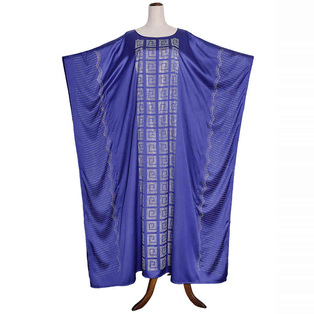 MD African Dresses For Women New Ankara Long Dress Plus Size Bazin Dashiki Robe South Afrca Ladies Clothes Boubou Headtie 210408