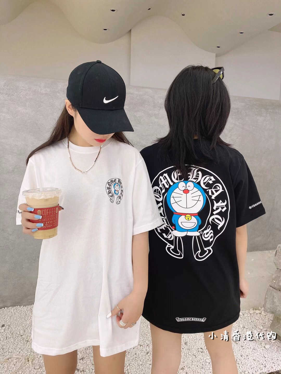 Chrome/hearts Hong Kong short sleeve 2021 summer new horseshoe Doraemon cartoon robot cat ch men' and women' t-shirts, White
Chrome/hearts Hong Kong short sleeve 2021 summer new horseshoe Doraemon cartoon robot cat ch men' and women' t-shirts, White