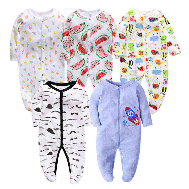 Baby Rompers Long Sleeve 100%Cotton overalls Newborn clothes Roupas de bebe boys girls jumpsuit&clothes G1221