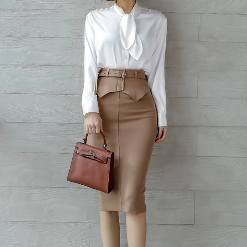 ZAWFL Summer Women's Suits Korean Style Long Sleeve Single-Breasted Bowcot Blouse Tops And Split Skirt Two Pieces Set 210525, Picture color
ZAWFL Summer Women's Suits Korean Style Long Sleeve Single-Breasted Bowcot Blouse Tops And Split Skirt Two Pieces Set 210525, Picture color