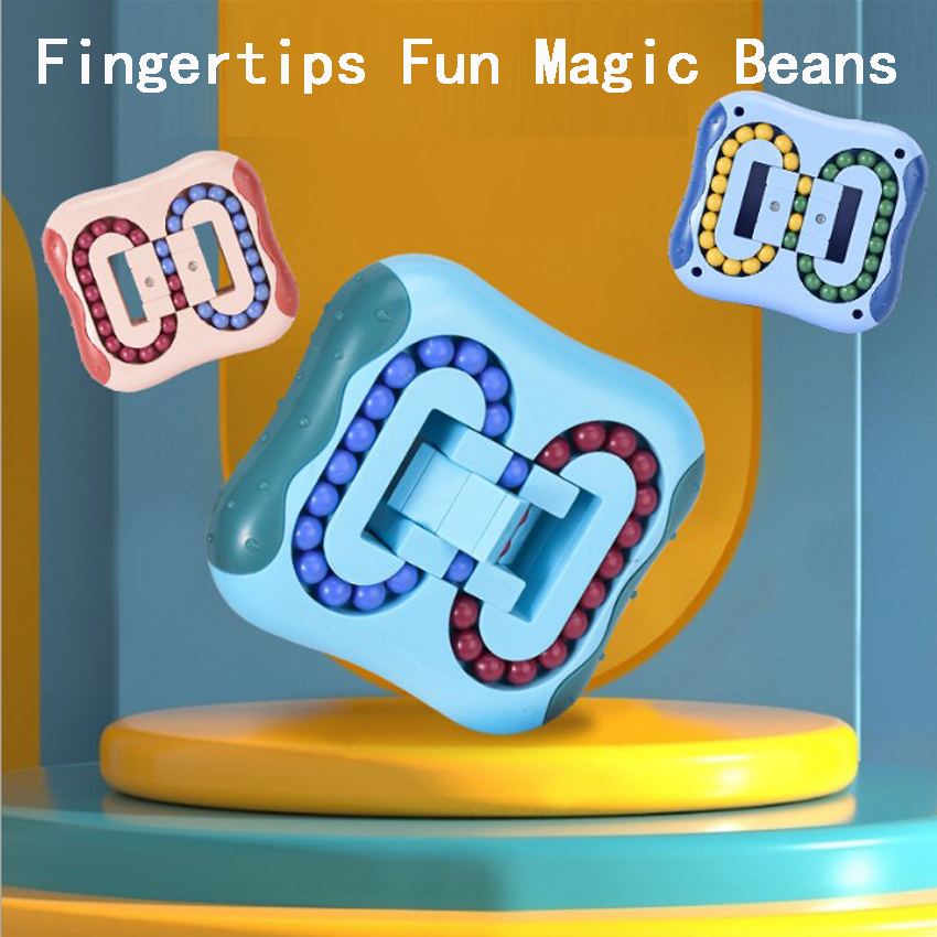 Magic Bean Fingertip Fidget Toys Relieve Stress Decompression Rotating Small Beads Magic Puzzle Cube For Unisex Children
Magic Bean Fingertip Fidget Toys Relieve Stress Decompression Rotating Small Beads Magic Puzzle Cube For Unisex Children