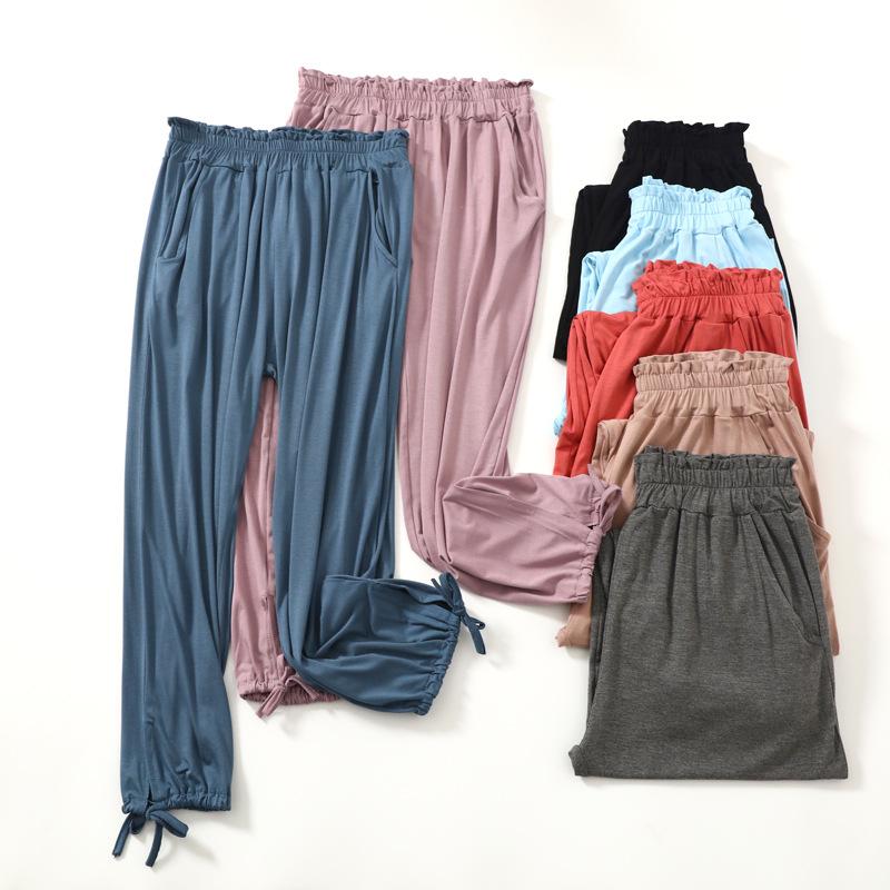 Women's Sleepwear Fdfklak Soft Pajamas Pants Modal High Waist Sleep Bottoms Women Summer Home Loose L XL XXL Large Size Trousers, Black;red
Women's Sleepwear Fdfklak Soft Pajamas Pants Modal High Waist Sleep Bottoms Women Summer Home Loose L XL XXL Large Size Trousers, Black;red