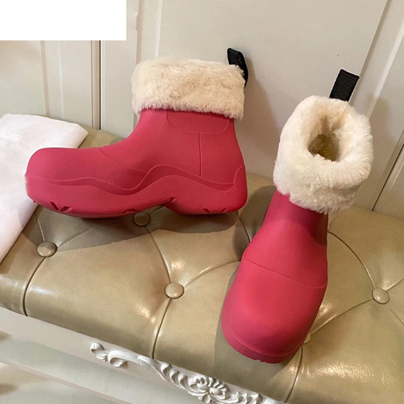 Boots Runway Thick Sole Real Wool Lining Rain Women Round Toe Waterproof Warm Ankle Botas Female Winter Sweety Colors Snow QG0W, As show
Boots Runway Thick Sole Real Wool Lining Rain Women Round Toe Waterproof Warm Ankle Botas Female Winter Sweety Colors Snow QG0W, As show