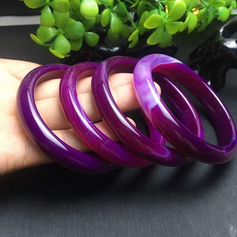

Bangle Fashion Luxury Loose Agate Crystal Ladies Bracelet Classic Natural Fidelity Jewelry Exquisite Valentines Day Gift