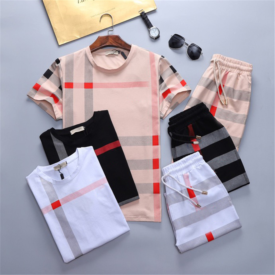 2021 men s tracksuit Breathable and easy to clean men's sports two-piece set young sport short womens hoodie sweat suits big discount Free d