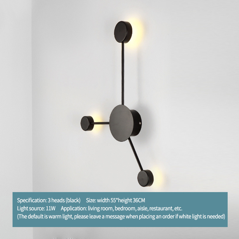 Contemporary Style Nordic Decorative Wall Lamp Minimalist Creative Aisle Living Room Light