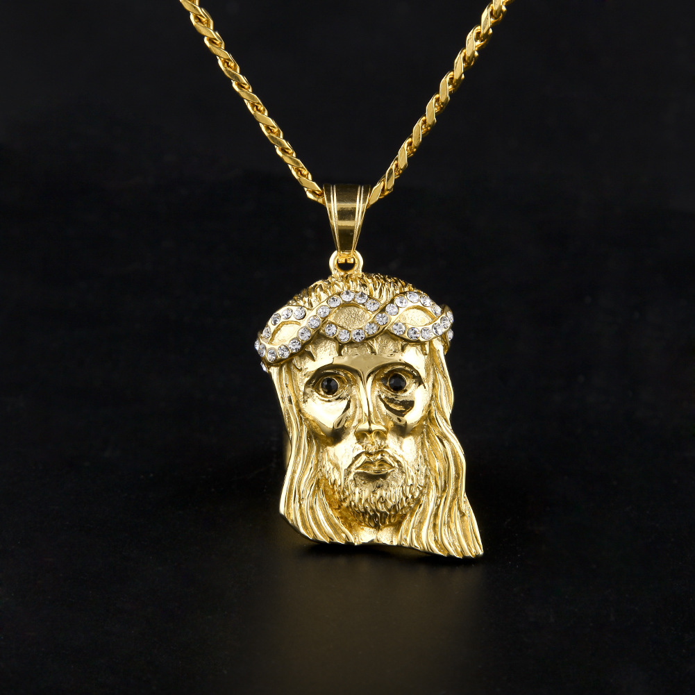 Mens Hip Hop Necklace Jewelry Fashion Stainless Steel JESUS Piece Pendant High Quality Gold Necklaces
Mens Hip Hop Necklace Jewelry Fashion Stainless Steel JESUS Piece Pendant High Quality Gold Necklaces