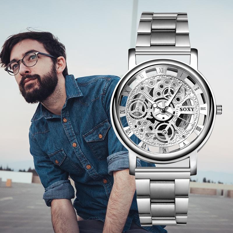 Wristwatches 2021 Fashion Watch Men Quartz Big Dial Watches Top Clock Relogio Masculino, Black
Wristwatches 2021 Fashion Watch Men Quartz Big Dial Watches Top Clock Relogio Masculino, Black