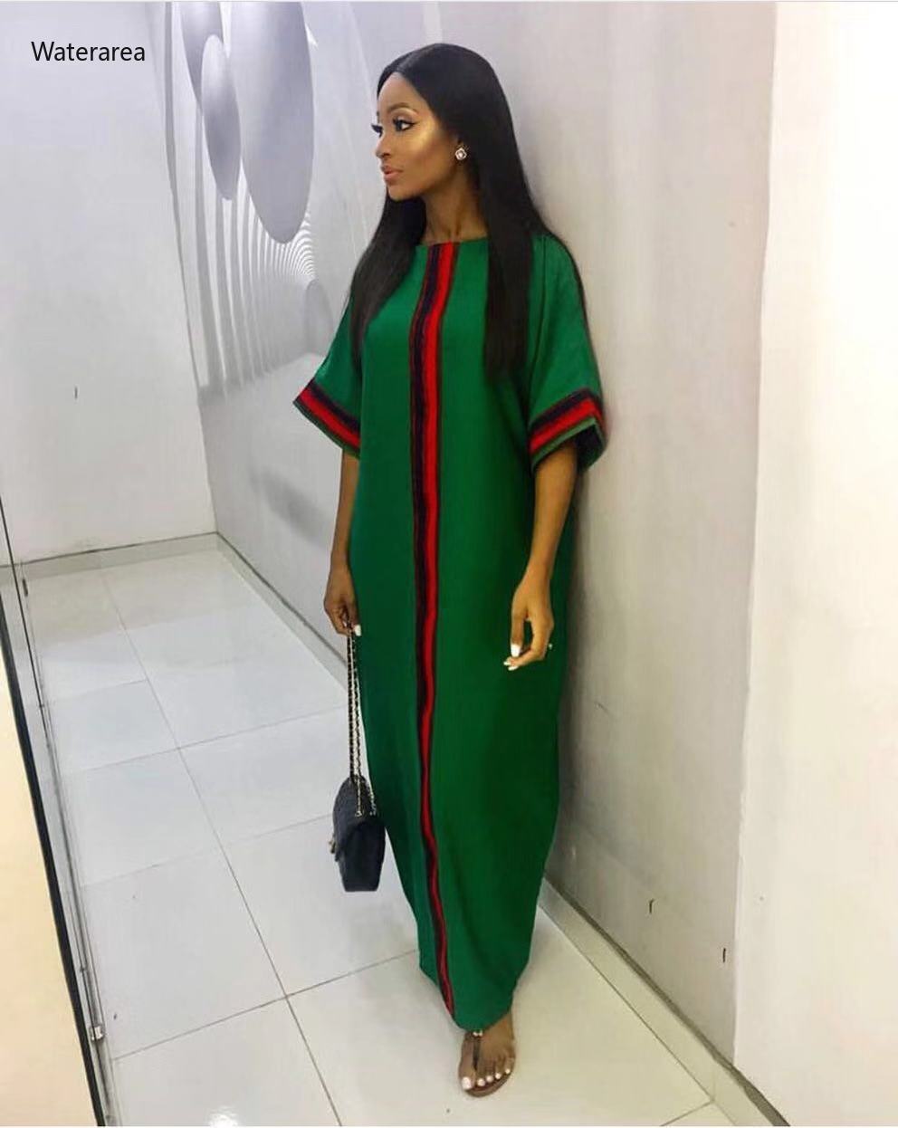 2021 New Dress Plus Size Women O-Neck Half Sleeves Ribbon Patchwork Sexy Floor-Length Loose Long Dress 110#, Green
2021 New Dress Plus Size Women O-Neck Half Sleeves Ribbon Patchwork Sexy Floor-Length Loose Long Dress 110#, Green