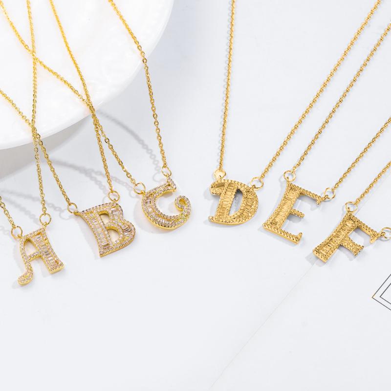 Cubic Zircon Alphabet Pendants Gold Silver Color Mini A-Z Letter Pendant Necklace Shinning 26 Initial Collares Jewelry 2021 Chains
Cubic Zircon Alphabet Pendants Gold Silver Color Mini A-Z Letter Pendant Necklace Shinning 26 Initial Collares Jewelry 2021 Chains