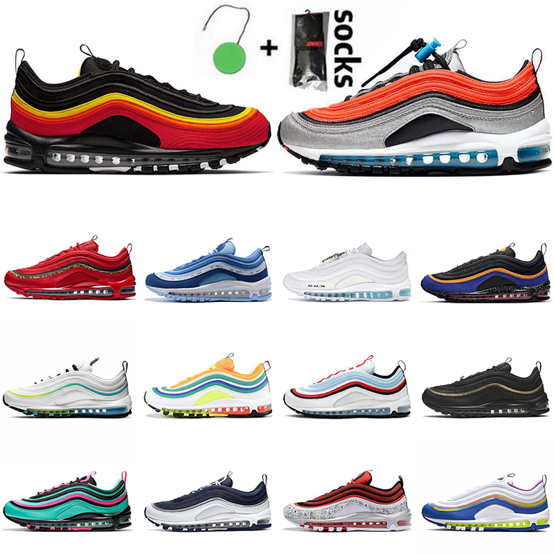 Top Quality Air Mens Womens 97s Running Shoes Max Sean Wotherspoon Chile Red MSCHF x INRI Jesus Black Bullet Worldwide Pack Trainers Sports
Top Quality Air Mens Womens 97s Running Shoes Max Sean Wotherspoon Chile Red MSCHF x INRI Jesus Black Bullet Worldwide Pack Trainers Sports