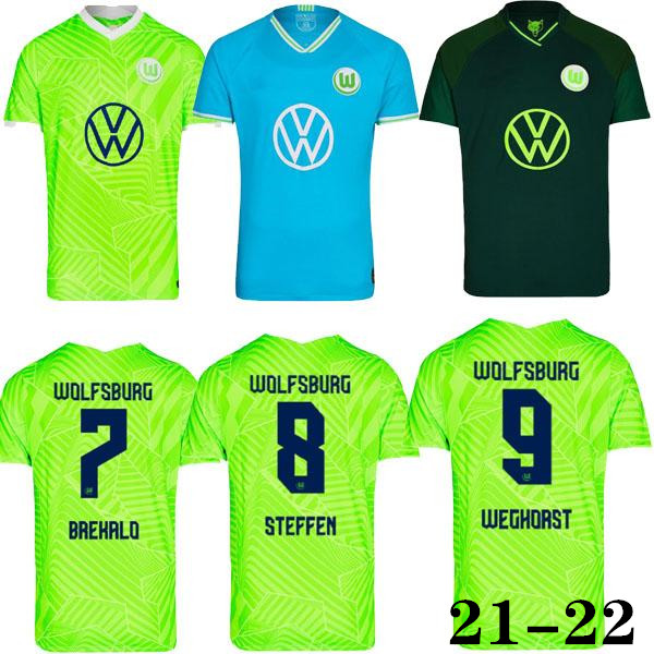 21 22 VfL Wolfsburg soccer jersey WEGHORST ARNOLD 2021 MALLI BREKALO Football Shirt MEHMEDI Soccer Shirt GUILAVOGUI XAVER Jerseys
21 22 VfL Wolfsburg soccer jersey WEGHORST ARNOLD 2021 MALLI BREKALO Football Shirt MEHMEDI Soccer Shirt GUILAVOGUI XAVER Jerseys