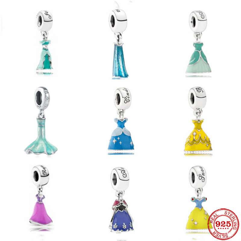 Beauty Princess Skirt Hangle Pendant Charm New Fit 925 Silver Pandora Original Bracelet Charm Bead For Women DIY Jewelry
Beauty Princess Skirt Hangle Pendant Charm New Fit 925 Silver Pandora Original Bracelet Charm Bead For Women DIY Jewelry