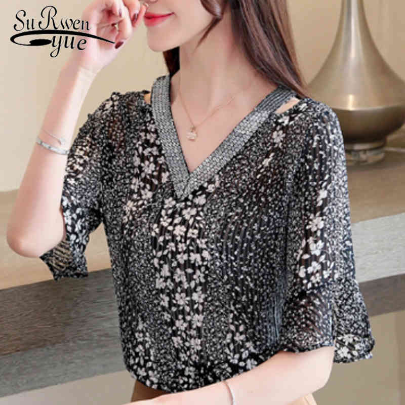 Camisas Mujer Women Blouses Short Sleeve Print Chiffon Blouse Blusas De Moda Plus Size Tops s 4123 50 210521, Red
Camisas Mujer Women Blouses Short Sleeve Print Chiffon Blouse Blusas De Moda Plus Size Tops s 4123 50 210521, Red