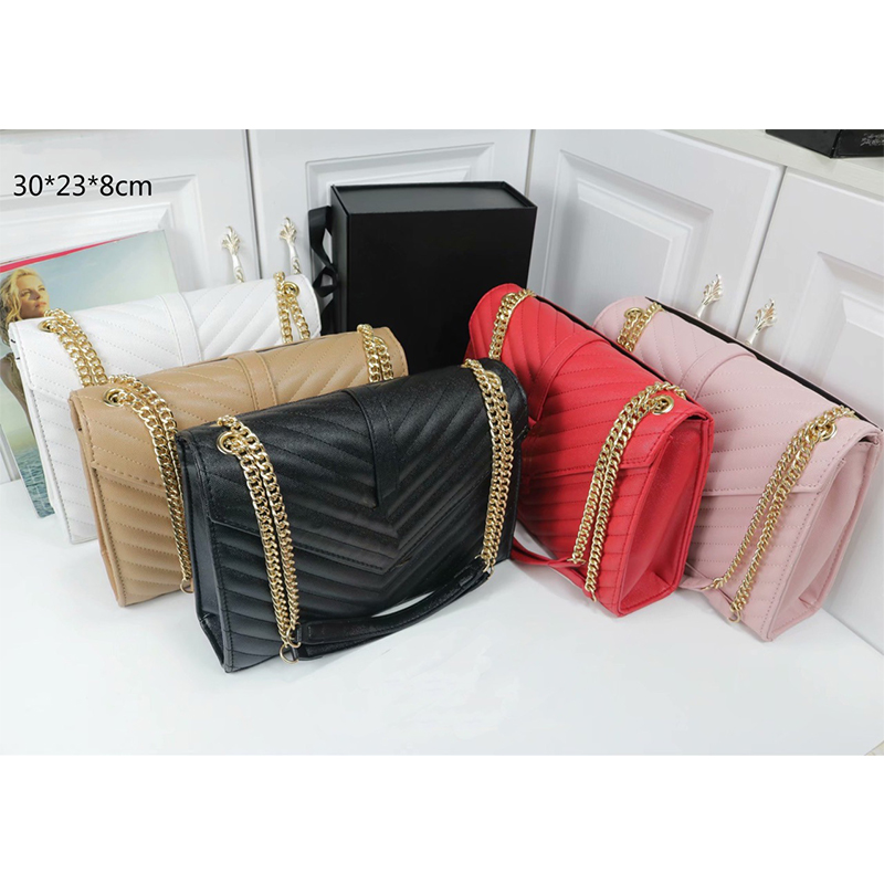 Classic High Quality luxurys designers bags women Shoulder bag Pu leather Fashion chain ba gs Cross body Female handbags Flap Clutch handbag, White
Classic High Quality luxurys designers bags women Shoulder bag Pu leather Fashion chain ba gs Cross body Female handbags Flap Clutch handbag, White