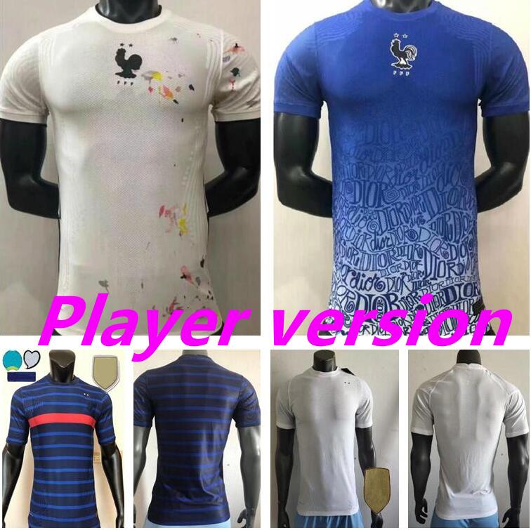 Player version 2021 2022 France soccer jerseys home away MBAPPE 20 21 22 GRIEZMANN POGBA Football shirts PAVARD KANTE maillot de foot, Black;yellow
Player version 2021 2022 France soccer jerseys home away MBAPPE 20 21 22 GRIEZMANN POGBA Football shirts PAVARD KANTE maillot de foot, Black;yellow