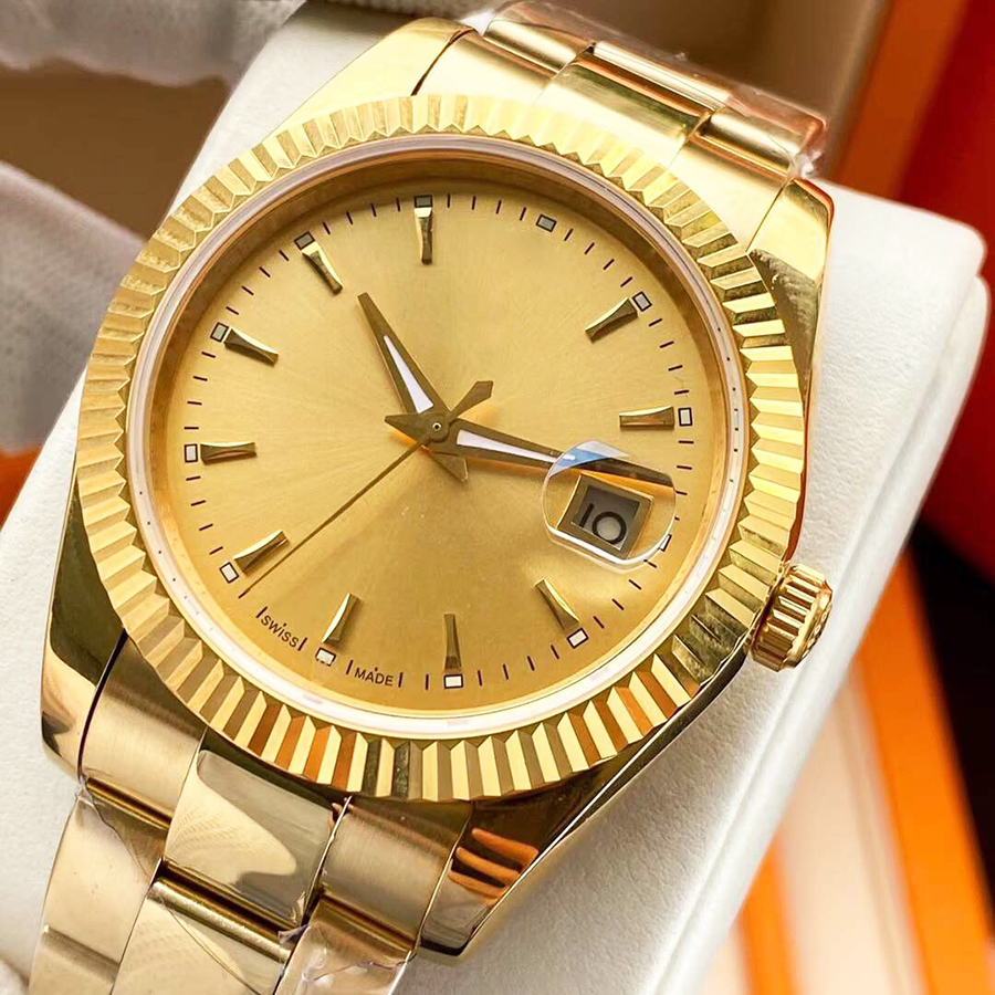 mechanical watch Mens Watches date fashion classic 2813 41mm Between gold Stainless steel strap Sapphire mirror waterproof, Slivery;brown
mechanical watch Mens Watches date fashion classic 2813 41mm Between gold Stainless steel strap Sapphire mirror waterproof, Slivery;brown