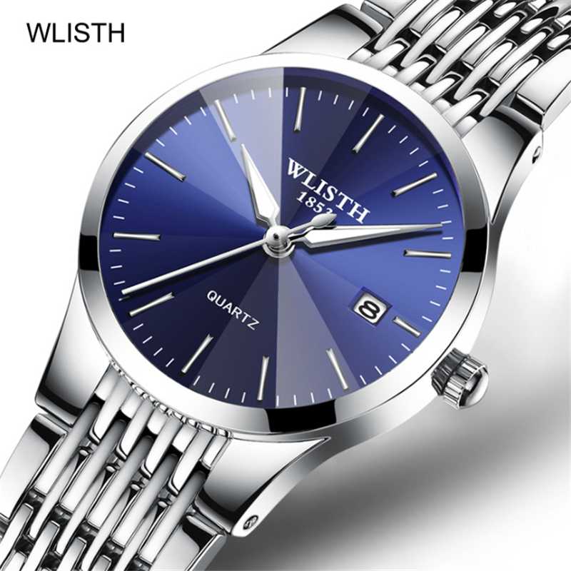 Wristwatches WLISTH Couple Watch Men's Business Waterproof Quartz Fashion Casual Trend Ladies, Black
Wristwatches WLISTH Couple Watch Men's Business Waterproof Quartz Fashion Casual Trend Ladies, Black