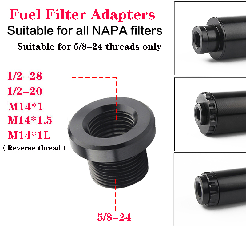 Fuel Filter 1PCs of 5/8-24 to 1/2-20 1/2-28 M14*1/1.5/1L For for NAPA 4003 WIX 24003
Fuel Filter 1PCs of 5/8-24 to 1/2-20 1/2-28 M14*1/1.5/1L For for NAPA 4003 WIX 24003