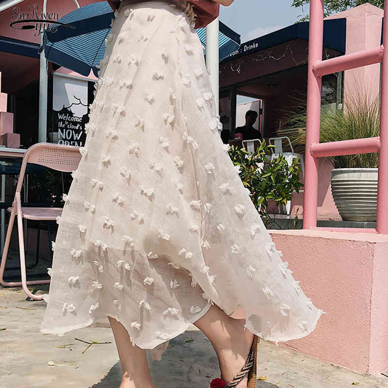 Autumn Elastic High Waist Medium-Length Skirts Korean Casual A Line Skirt Solid Mesh Chiffon Midi Skirts Jupe Femme 10010 210518, Black big dot
Autumn Elastic High Waist Medium-Length Skirts Korean Casual A Line Skirt Solid Mesh Chiffon Midi Skirts Jupe Femme 10010 210518, Black big dot