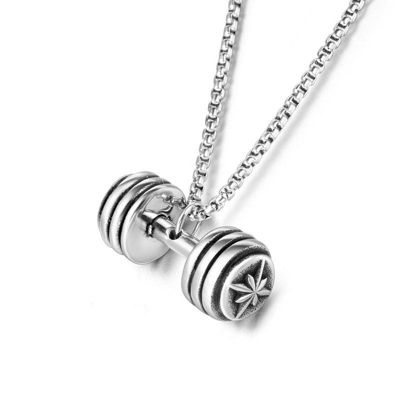 Dumbbell Pendant Necklace,2021 Brand Chain Fashion Jewelry Punk Rock Style Rebel Cross Bijoux Gift For Men & Women Chains
Dumbbell Pendant Necklace,2021 Brand Chain Fashion Jewelry Punk Rock Style Rebel Cross Bijoux Gift For Men & Women Chains
