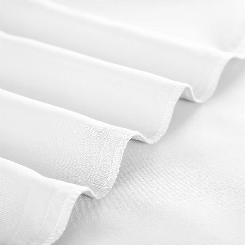 Microfine Three-Pieces Suit 100% Polyester Simplicity Plain Brushed Soft Duvet Cover Set Bedding Sets