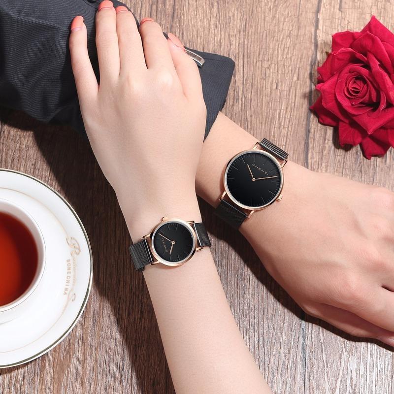 Wristwatches Fashion Minimalism Women Men Lover's Watches Waterproof Rose Gold Pair Couple Wristwatch Simple Casual Dress Watch Gift Clock, A man
Wristwatches Fashion Minimalism Women Men Lover's Watches Waterproof Rose Gold Pair Couple Wristwatch Simple Casual Dress Watch Gift Clock, A man