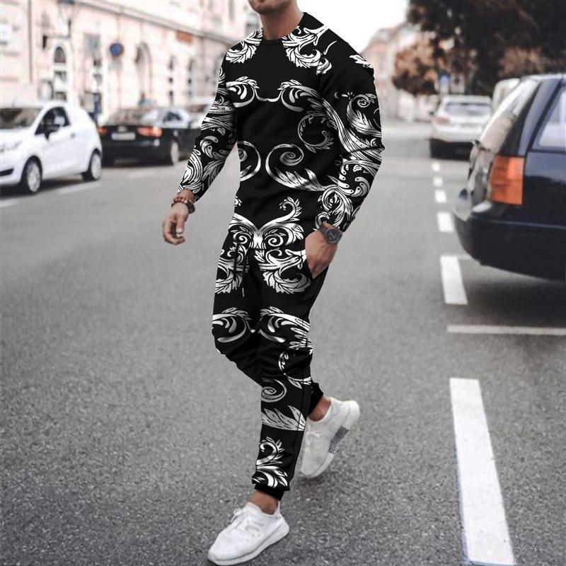 Men's Tracksuits 2021 Autumn And Winter Long-sleeved T-shirt 3D Printing Casual Trousers 2-piece Suit Hip-hop Style Plus Size, Wyt5295
Men's Tracksuits 2021 Autumn And Winter Long-sleeved T-shirt 3D Printing Casual Trousers 2-piece Suit Hip-hop Style Plus Size, Wyt5295