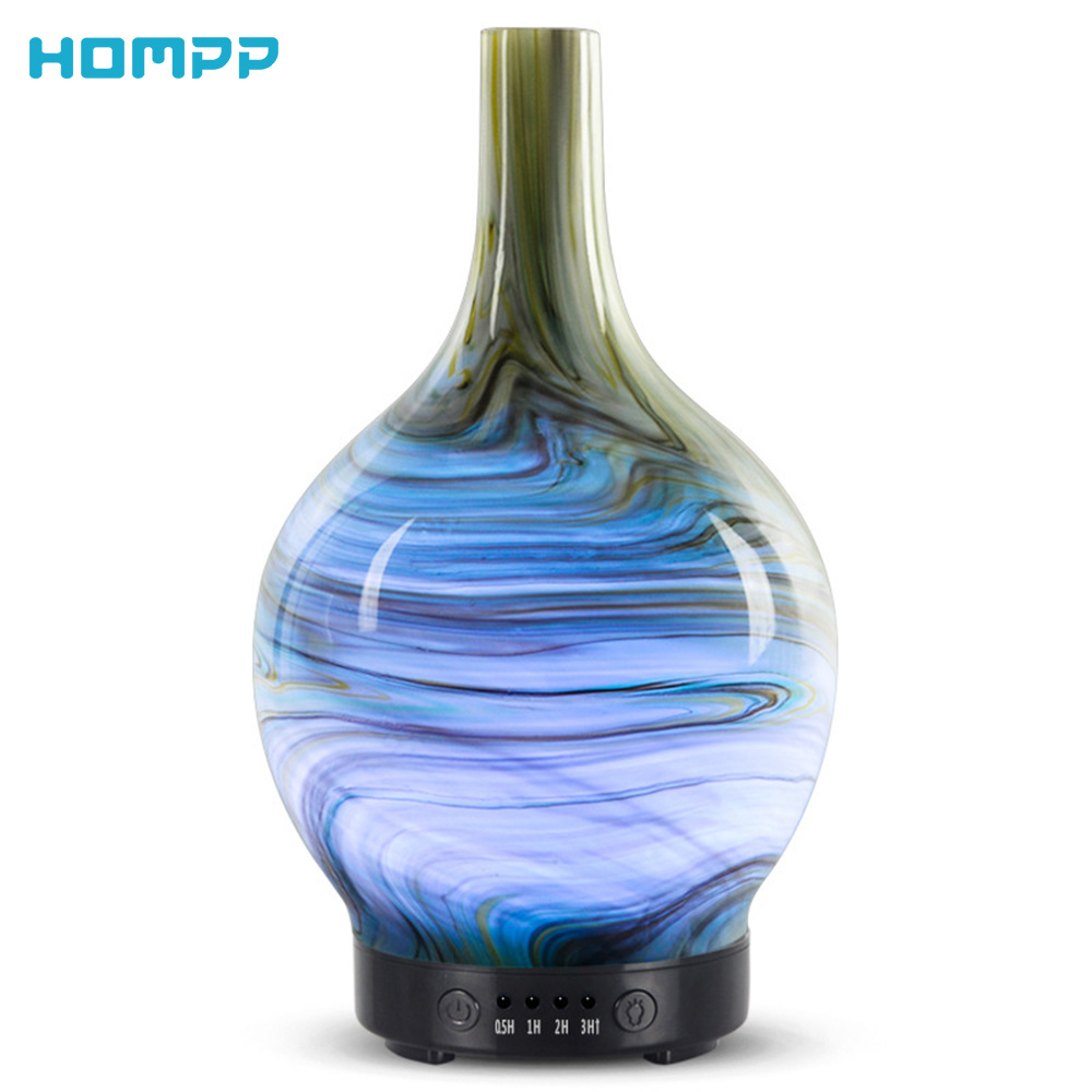 100ml Aromatherapy Essential Oil Diffuser Glass Marble Design Handmade Cool Mist Humidifier Waterless Auto Shut-Off for SpaYoga
100ml Aromatherapy Essential Oil Diffuser Glass Marble Design Handmade Cool Mist Humidifier Waterless Auto Shut-Off for SpaYoga