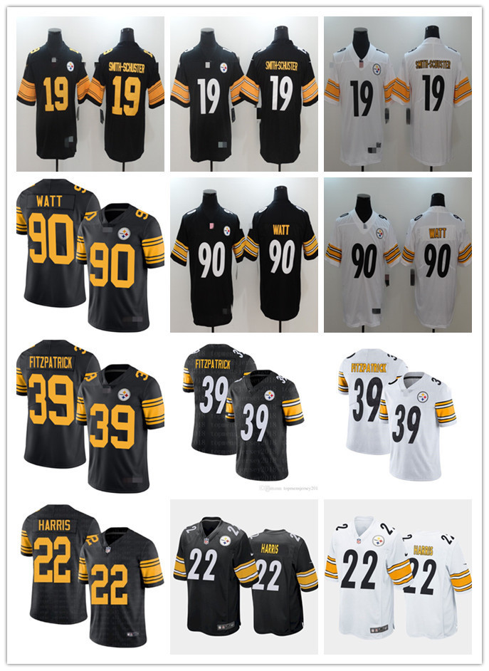 Menes Womens Youth PittsburghSteelers19 JuJu Smith-Schuster 90 T.J. Watt 22 Najee Harris 39 Minkah Fitzpatrick Football Jersey, Black;red
Menes Womens Youth PittsburghSteelers19 JuJu Smith-Schuster 90 T.J. Watt 22 Najee Harris 39 Minkah Fitzpatrick Football Jersey, Black;red