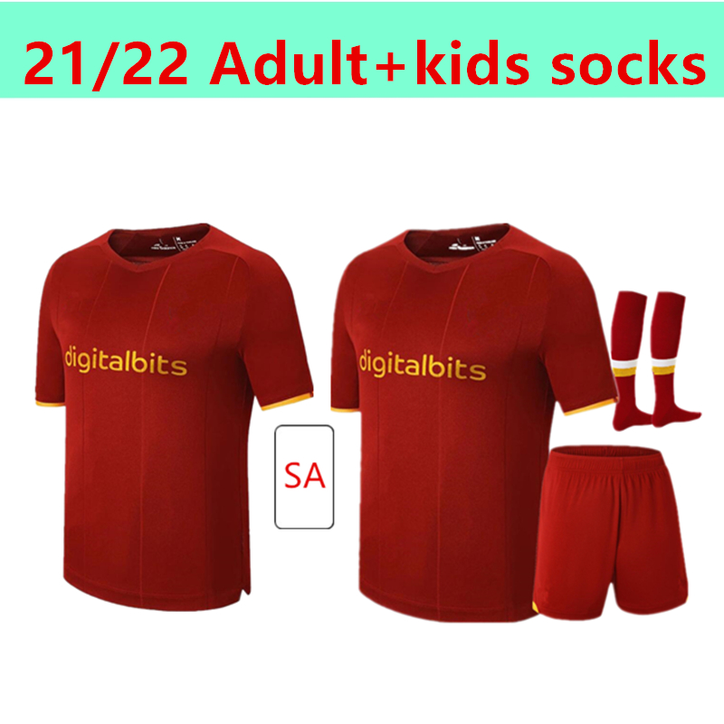 Size:S-4XL 2021 2022 ROMA Soccer jersey ZANIOLO DZEKO PASTORE rome TOTTI KLUIVERT KOLAROV AS adult+kids socks football shirt uniforms maillot 999, Black;yellow
Size:S-4XL 2021 2022 ROMA Soccer jersey ZANIOLO DZEKO PASTORE rome TOTTI KLUIVERT KOLAROV AS adult+kids socks football shirt uniforms maillot 999, Black;yellow