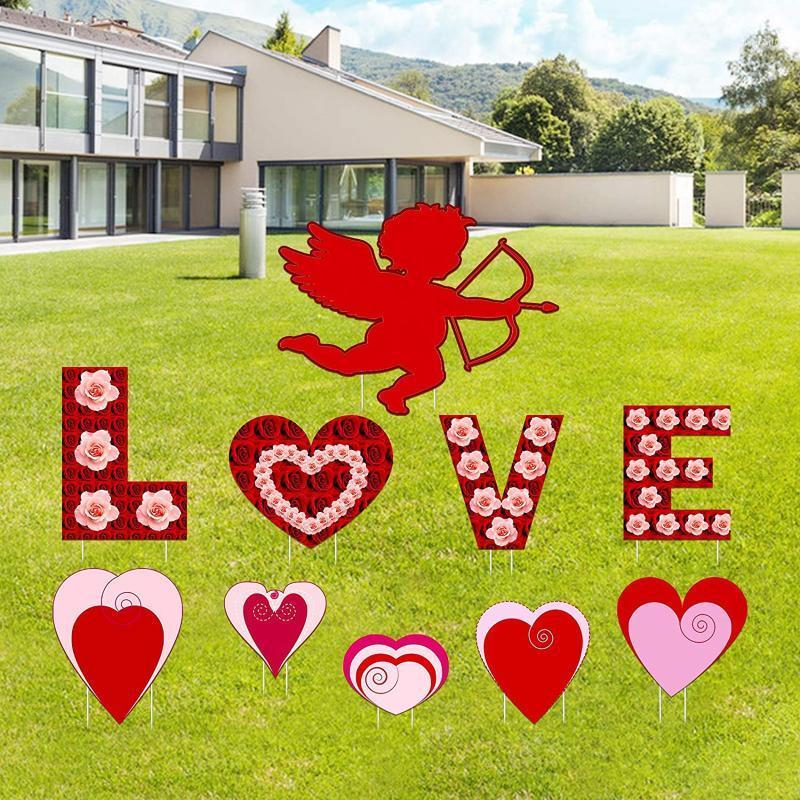 Valentine's Day LOVE Yard Signs With Stakes-Outdoor Angel Cupid Wedding Party Garden Valentines Lawn Sign Decorations
Valentine's Day LOVE Yard Signs With Stakes-Outdoor Angel Cupid Wedding Party Garden Valentines Lawn Sign Decorations