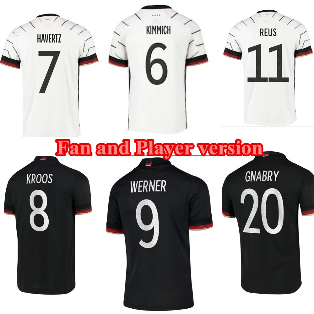 Germany SANE KIMMICH Player version soccer jerseys WERNER HAVERTZ GNABY REUS maillot de football shirt Kids kit uniform, Away player version
Germany SANE KIMMICH Player version soccer jerseys WERNER HAVERTZ GNABY REUS maillot de football shirt Kids kit uniform, Away player version
