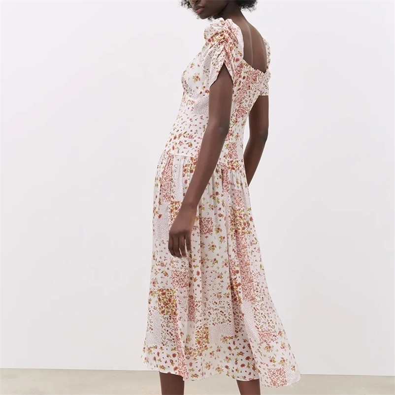 women print dress summer square neck Patchwork printed midi A-line pleated long fashion female 210524, Mixed color
women print dress summer square neck Patchwork printed midi A-line pleated long fashion female 210524, Mixed color