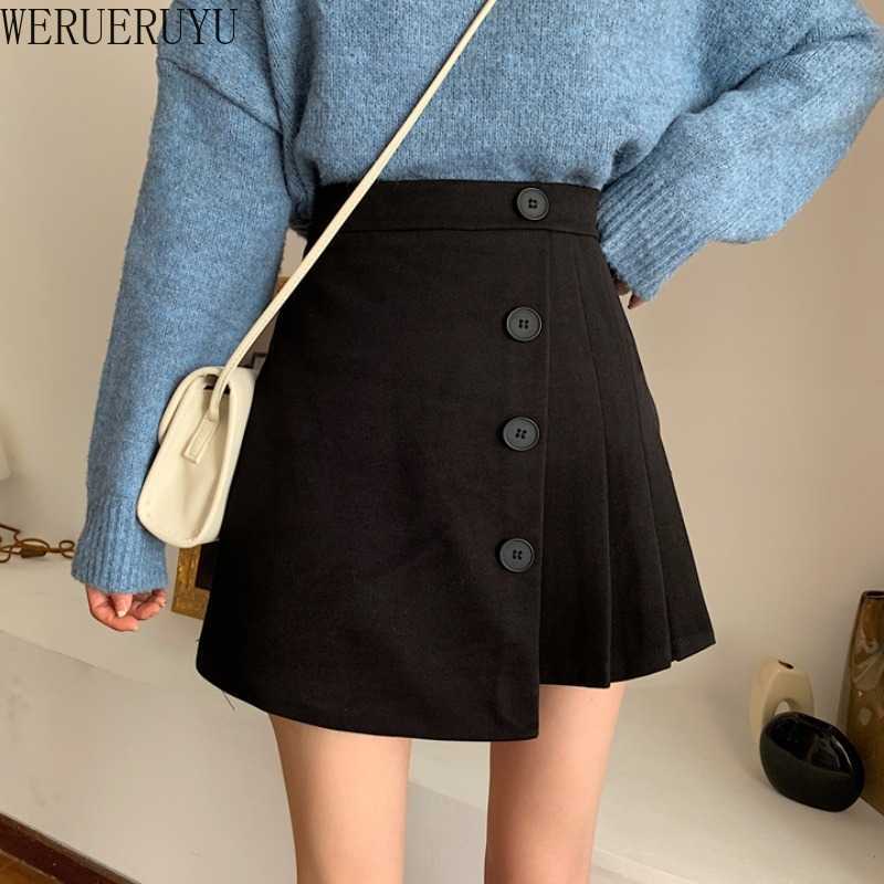 WERUERUYU Women Autumn And Winter Fashion high waist pleated irregular skirt Wind skirt Female Mini Skirts Short Under 210608, Photo color
WERUERUYU Women Autumn And Winter Fashion high waist pleated irregular skirt Wind skirt Female Mini Skirts Short Under 210608, Photo color