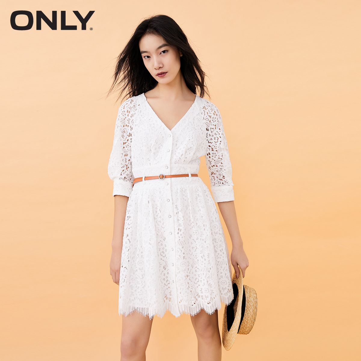 only 2021 summer new lace tassel fairy a-line small chic dress female 120107653, Black;gray
only 2021 summer new lace tassel fairy a-line small chic dress female 120107653, Black;gray