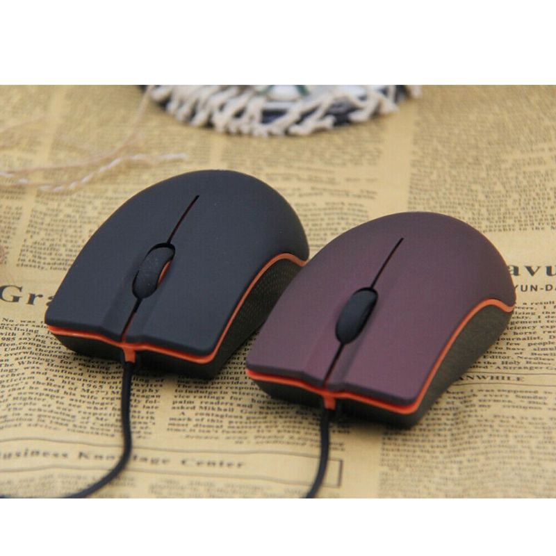130CM 1200DPI USB Wired Game Mouse Portable Frosted Surface Optical Gaming Mice for Office PC Laptop Computer Accessories