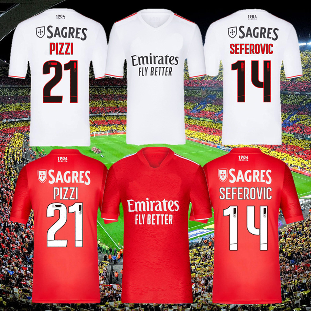 21 22 version Benfica soccer jersey SEFEROVIC WALDSCHMIDT EVERTON PIZZI RAFA DARWIN G.RAMOS 2021 2022 Home Away Men +kids kit Football shirts, Black;yellow
21 22 version Benfica soccer jersey SEFEROVIC WALDSCHMIDT EVERTON PIZZI RAFA DARWIN G.RAMOS 2021 2022 Home Away Men +kids kit Football shirts, Black;yellow