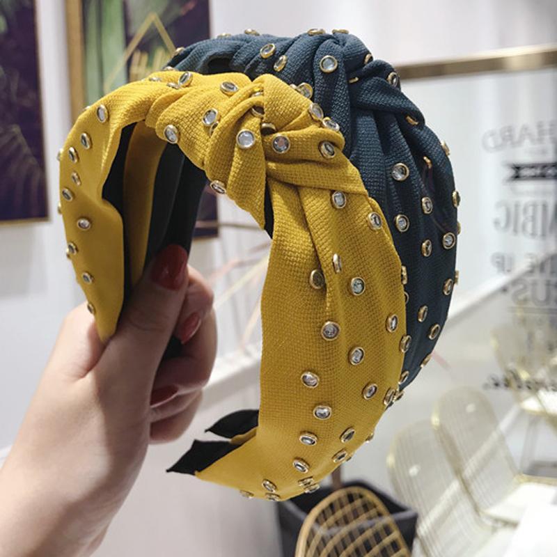 Hair Clips & Barrettes Women Drilling Solid Color Knotted Wide-brimmed Headband AM0907, Golden;silver
Hair Clips & Barrettes Women Drilling Solid Color Knotted Wide-brimmed Headband AM0907, Golden;silver