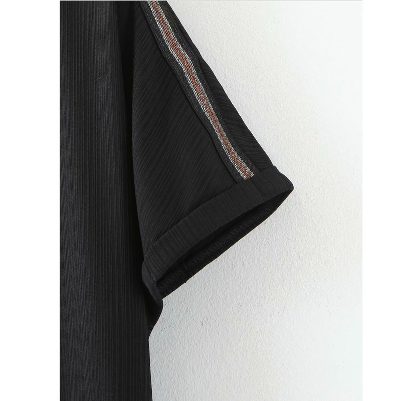 Round Neck Wild Black Fresh Loose Short Sleeve Simple Female T-shirt Elegant Chic Summer Women's Tops 210507