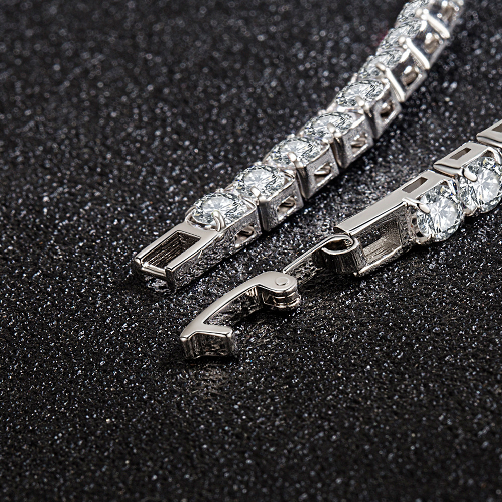 designer tennis luxury Bracelet Stainless Steel Moissanite Link Chain Bracelets bangles Valentines Day gift girlfriend Chirstmas j