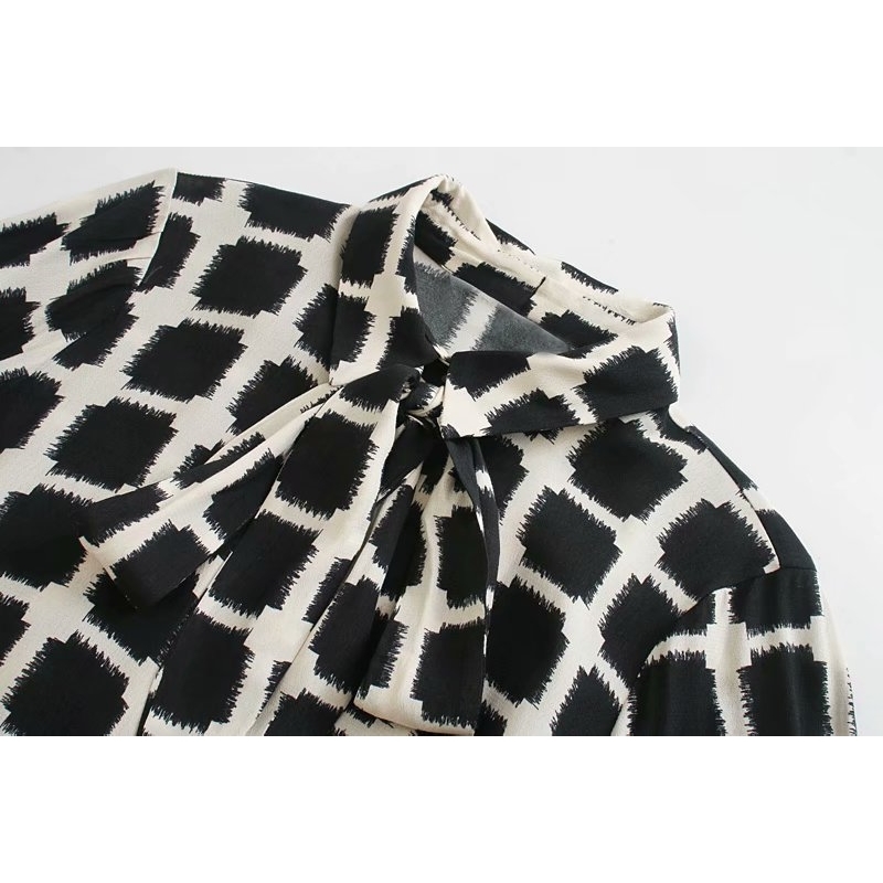 fashion button-fly women long dresses summer casual plaid shirts black print female dress slim girls chic 210430