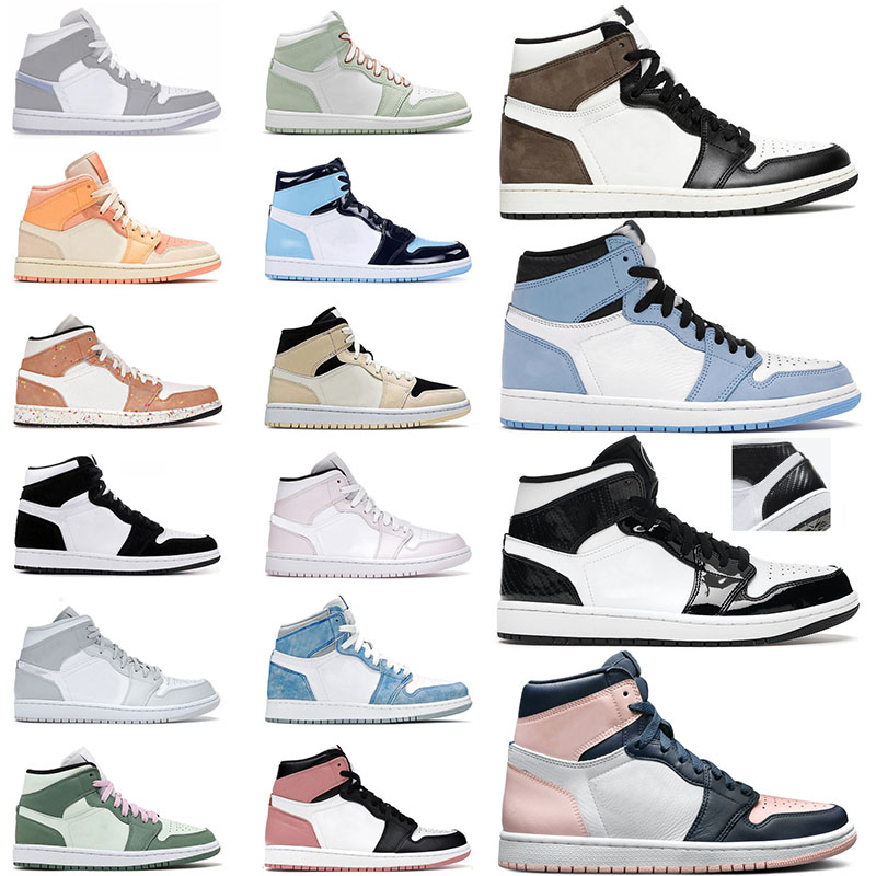 Jumpman 1 1s Basketball Shoes Mens Womens University Blue Unc High OG Dark Mocha Mid Carbon Fiber Dutch Green Designer Sports Sneakers Trainers, 36-46 mid carbon fiber
Jumpman 1 1s Basketball Shoes Mens Womens University Blue Unc High OG Dark Mocha Mid Carbon Fiber Dutch Green Designer Sports Sneakers Trainers, 36-46 mid carbon fiber