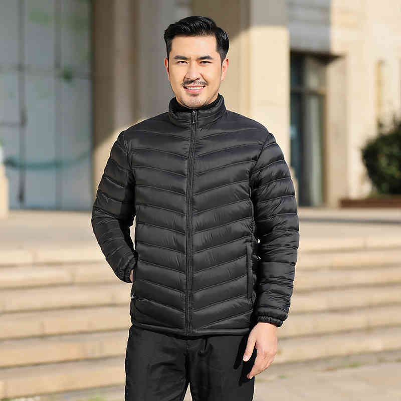 new men's winter down short thickened cotton padded et korean version middle-aged and old people's stand collar dad's suit, Black
new men's winter down short thickened cotton padded et korean version middle-aged and old people's stand collar dad's suit, Black