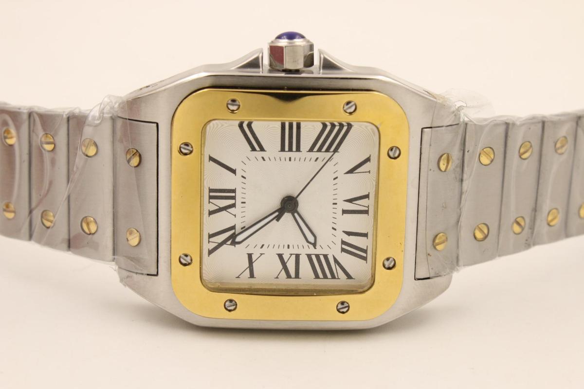 Wristwatches Top Designer Men Watch SANTO WSSA0018 Automatic Mechanical White Dial Sapphire Glass Stainless Steel Strap Luxury, White gold
Wristwatches Top Designer Men Watch SANTO WSSA0018 Automatic Mechanical White Dial Sapphire Glass Stainless Steel Strap Luxury, White gold