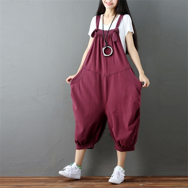 pure cotton denim all-around size loose back belt women's korean fashion big crotch pants casual trend, Black;white
pure cotton denim all-around size loose back belt women's korean fashion big crotch pants casual trend, Black;white