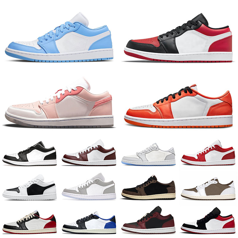 Jorden1s Jumpman 1 Basketball Shoes 1s Low Mighty Swooshers Pink Starfish Mocha Bronze Eclipse UNC Black Toe Military Themed Men Women Trainers Sports Sneakers US 11, 022 36-45
Jorden1s Jumpman 1 Basketball Shoes 1s Low Mighty Swooshers Pink Starfish Mocha Bronze Eclipse UNC Black Toe Military Themed Men Women Trainers Sports Sneakers US 11, 022 36-45